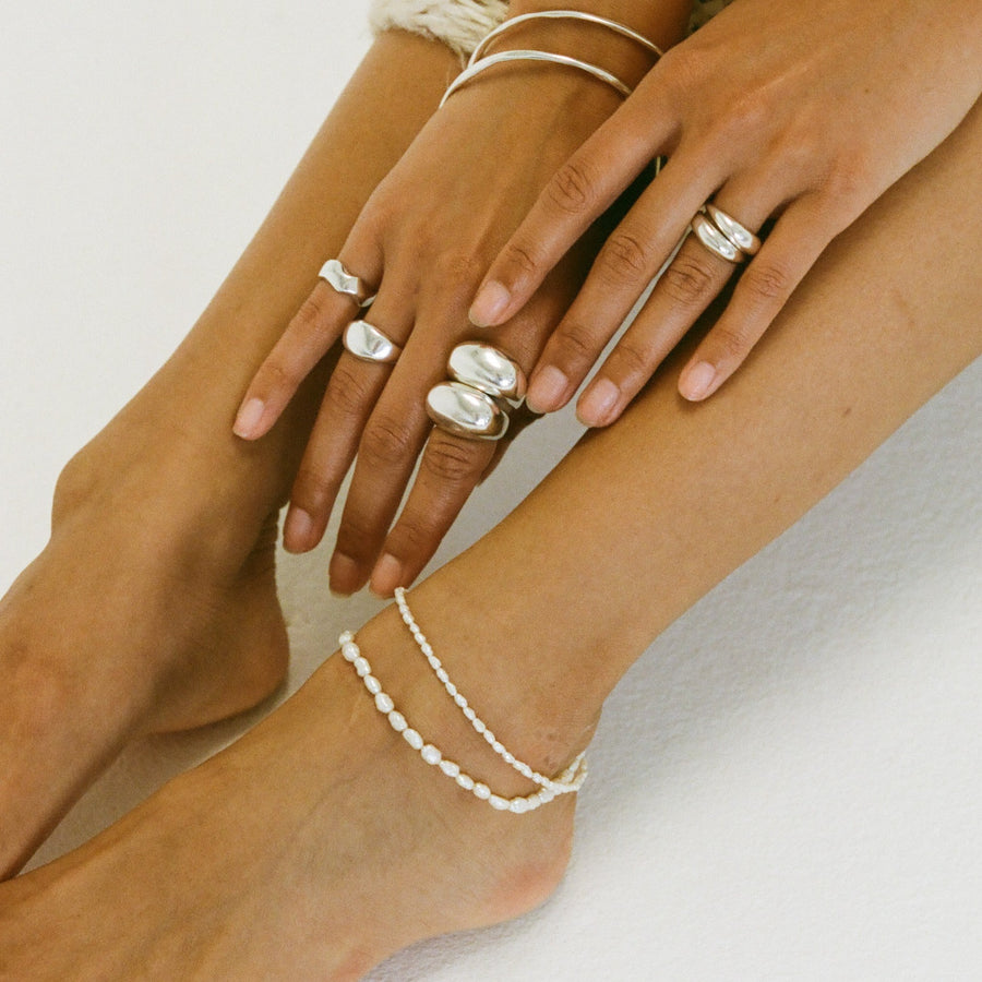 Vintage Pearl Anklet